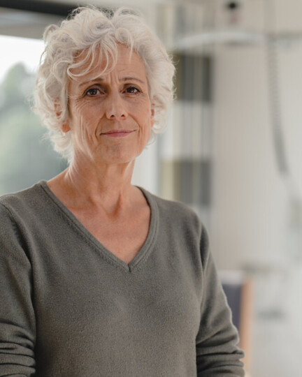 Portræt af hospicepræst Ingeborg Kastberg