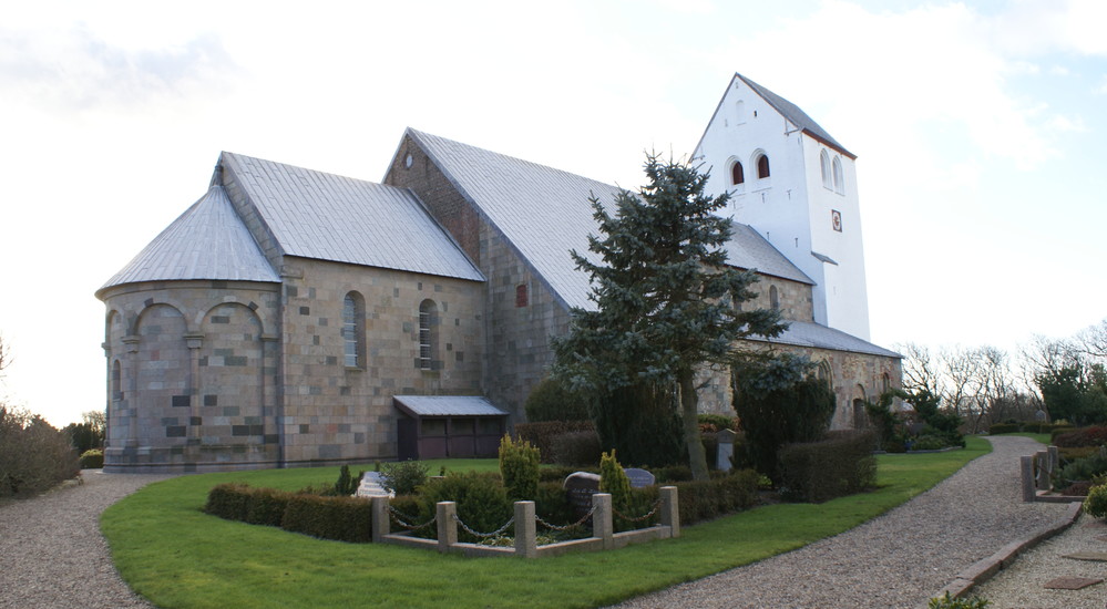 Vestervig Kirke i Thy. Foto: Gunnar Bach Pedersen, Wikimedia Commons