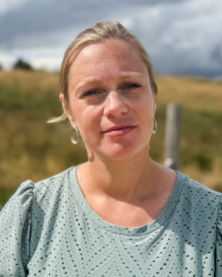 Portræt af Pia Krohne, der gennem sin fertilitetsbehandling fik støtte i en samtalegruppe i kirken