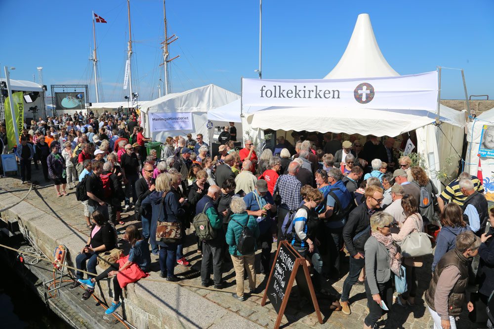 Folkekirkens telt på Folkemødet 2015